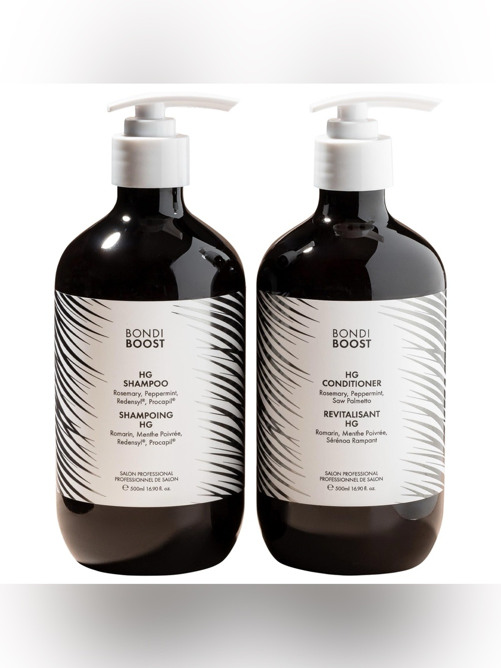 BondiBoost HG Shampoo & Conditioner Set for Thinning Hair with Rosemary - NWT